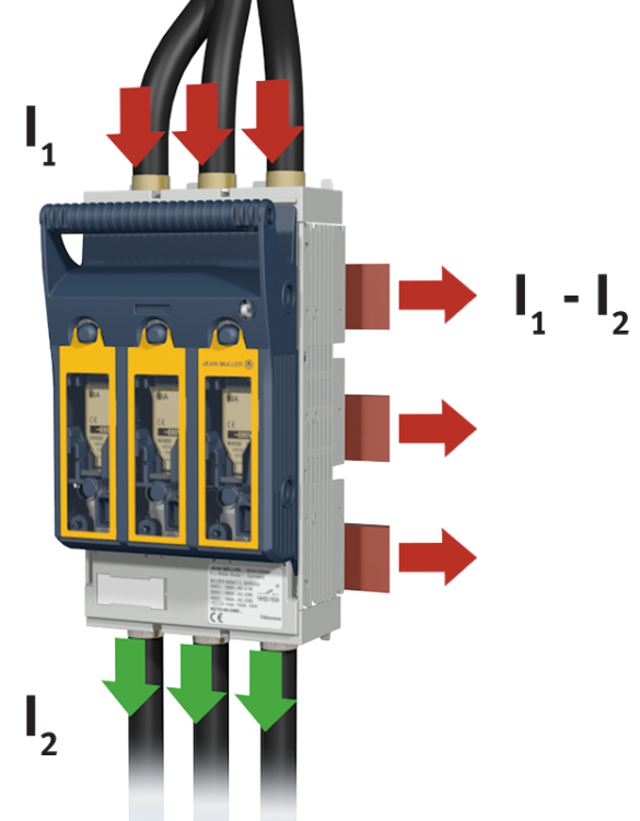 Rozłącznik skrzynkowy 3-bieg. 690VAC, 440VDC, 630A, 3P, NH3 KETO-3-3/60/AU/F/EST Tracon Electric