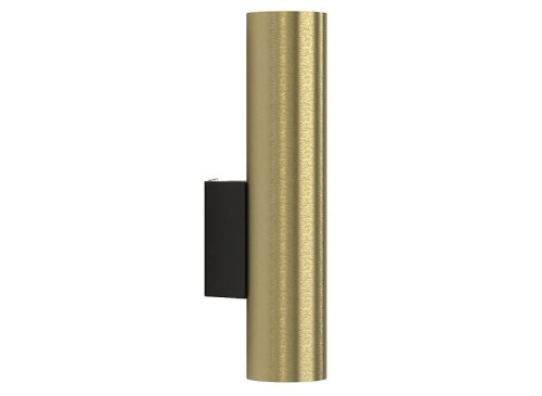 Lampa ścienna Kinkiet Industrialny Loft EYE WALL SOLID BRASS 8074 NOWODVORSKI Lighting 2xGU10 Loft nowoczesna oprawa oświetleniowa tuba spot metal podwójny dwustronny mosiądz złoty Inspiracje Premium