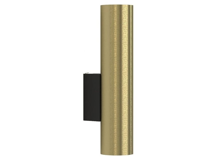 Lampa ścienna Kinkiet Industrialny Loft EYE WALL SOLID BRASS 8074 NOWODVORSKI Lighting 2xGU10 Loft nowoczesna oprawa oświetleniowa tuba spot metal podwójny dwustronny mosiądz złoty Inspiracje Premium