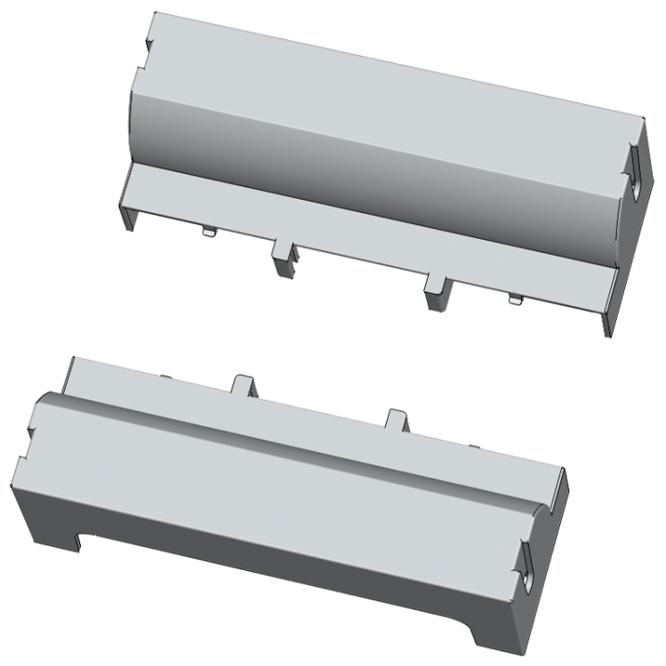 Adapter regulacji wysokości, góra/dół 00, 70-90 mm, 3P, System 300 mm HAB-KETO-00-3/7090OU Tracon Electric