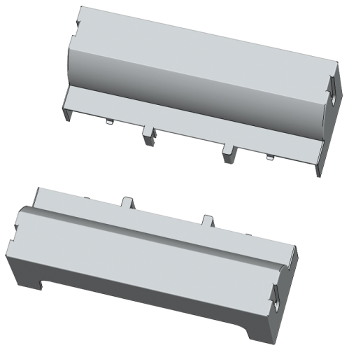 Adapter regulacji wysokości prawo/lewo 00, 70-90 mm, 3P, System 300 mm HAB-KETO-00-37090SRL Tracon Electric