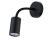 Lampa ścienna regulowana Kinkiet Industrialny Loft EYE FLEX BLACK S 9068 NOWODVORSKI Lighting GU10 Loft nowoczesna oprawa oświetleniowa punktowa tuba metal pojedynczy czarny czarna z wyłącznikiem Inspiracje Premium