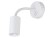 Lampa ścienna regulowana Kinkiet Industrialny Loft EYE FLEX WHITE S 9070 NOWODVORSKI Lighting GU10 Loft nowoczesna oprawa oświetleniowa punktowa tuba metal pojedynczy biały biała z wyłącznikiem Inspiracje Premium