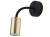 Lampa ścienna regulowana Kinkiet Industrialny Loft EYE FLEX SOLID BRASS S 9067 NOWODVORSKI Lighting GU10 Loft nowoczesna oprawa oświetleniowa punktowa tuba metal pojedynczy mosiądz złoty z wyłącznikiem Inspiracje Premium