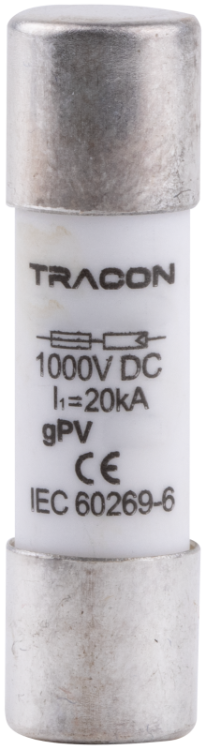 Bezpiecznik cylindryczny PV gPV, 2A,1000VDC,35kA,10x38 CFPV-10X38-2 Tracon Electric