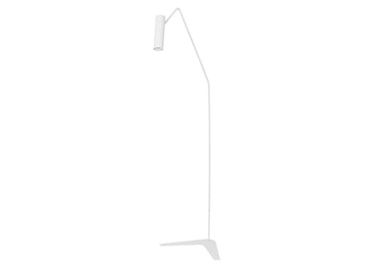 Lampa podłogowa stojąca regulowana Industrialna Loft EYE SUPER WHITE I 6493 NOWODVORSKI Lighting GU10 x1 160cm nowoczesna oświetleniowa punktowa pojedyncza metalowa biała biały duża Inspiracje Premium