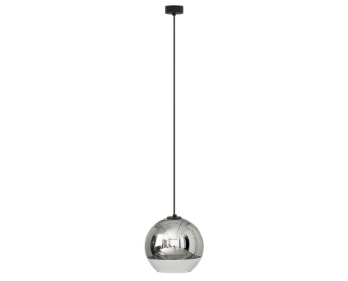 Lampa sufitowa wisząca Industrialna Loft GLOBE PLUS M 7606 NOWODVORSKI Lighting E27 nowoczesna oświetleniowa żyrandol szkło metalizowane kula chrom Inspiracje Premium