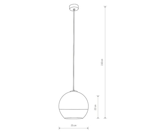 Lampa sufitowa wisząca Industrialna Loft GLOBE PLUS M 7606 NOWODVORSKI Lighting E27 nowoczesna oświetleniowa żyrandol szkło metalizowane kula chrom Inspiracje Premium