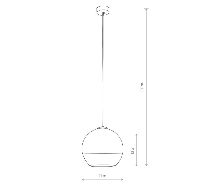 Lampa sufitowa wisząca Industrialna Loft GLOBE PLUS M 7606 NOWODVORSKI Lighting E27 nowoczesna oświetleniowa żyrandol szkło metalizowane kula chrom Inspiracje Premium