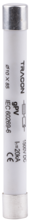 Bezpiecznik cylindryczny PV gPV, 25A,1500VDC,20kA,10x85 CFPV-10X85-25 Tracon Electric