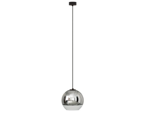 Lampa sufitowa wisząca Industrialna Loft GLOBE PLUS S 7605 NOWODVORSKI Lighting E27 nowoczesna oświetleniowa żyrandol szkło metalizowane kula chrom Inspiracje Premium