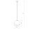 Lampa sufitowa wisząca Industrialna Loft GLOBE PLUS S 7605 NOWODVORSKI Lighting E27 nowoczesna oświetleniowa żyrandol szkło metalizowane kula chrom Inspiracje Premium