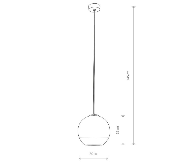 Lampa sufitowa wisząca Industrialna Loft GLOBE PLUS S 7605 NOWODVORSKI Lighting E27 nowoczesna oświetleniowa żyrandol szkło metalizowane kula chrom Inspiracje Premium
