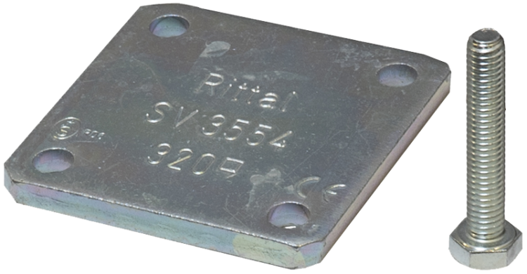 Zacisk płytkowy do szyn 30mm, obszar przyłącza 34x10mm PK30/34X10 Tracon Electric