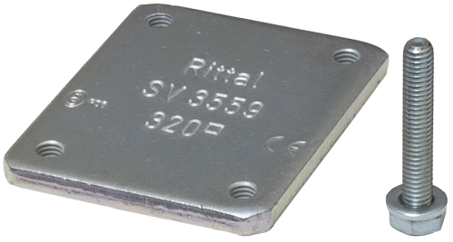 Zacisk płytkowy do szyn 40mm, obszar przyłącza 34x10mm PK40/34X10 Tracon Electric