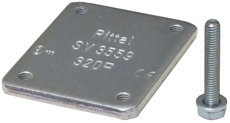 Zacisk płytkowy do szyn 40mm, obszar przyłącza 34x10mm PK40/34X10 Tracon Electric