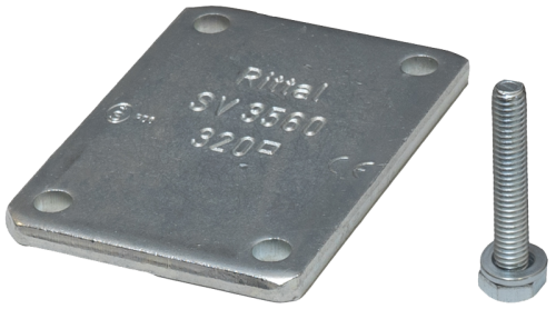 Zacisk płytkowy do szyn 50mm, obszar przyłącza 34x10mm PK50/34X10 Tracon Electric