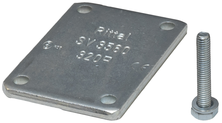 Zacisk płytkowy do szyn 50mm, obszar przyłącza 34x10mm PK50/34X10 Tracon Electric