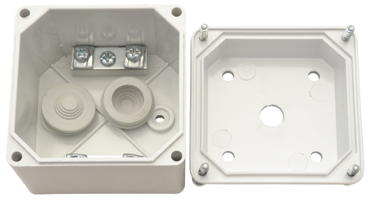 Wysoka obudowa montażowa na przełączniki krzywkowe IP44 TK/T2+F1/ Tracon Electric