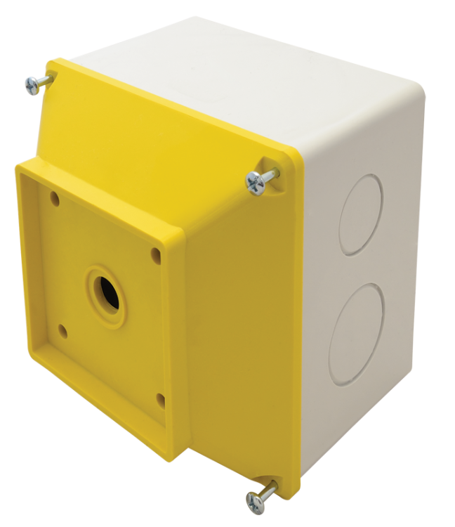 Obudowa montażowa z możl.blokady 20,25,32 i 63A, żółta IP44 TK/T3+F3S/ Tracon Electric