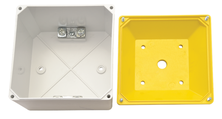 Obudowa montażowa z możl.blokady 20,25,32 i 63A, żółta IP44 TK/T3+F3S/ Tracon Electric