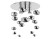 Lampa sufitowa SALVA C 5424 NOWODVORSKI Lighting 3xGU10 nowoczesna oświetleniowa żyrandol szkło chrom Inspiracje Premium
