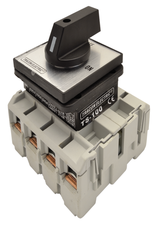 Rozłącznik 400V, 50Hz, 100A, 4P, 30kW, 88×88mm TS-10/4 Tracon Electric