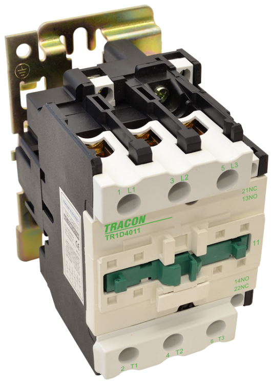 Stycznik 400V, 50Hz, 65A, 30kW, 230V AC, 3×NO+(1×NO+1×NC) TR1D6511 Tracon Electric