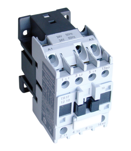 Stycznik 660V, 50Hz, 12A, 5,5kW, 48V AC, 3×NO+1×NC TR1F1201E7 Tracon Electric