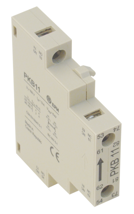 Boczny styk pomocniczy do styczników TR1C 230V, 50Hz, 2A, 1×NC+1×NO TPKB11 Tracon Electric