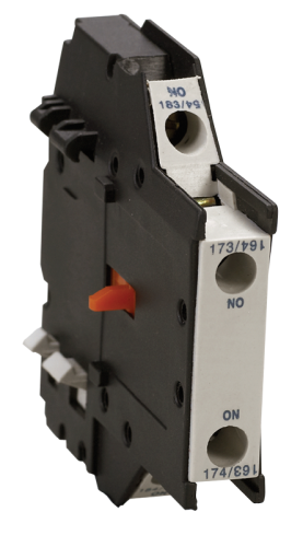 Boczny styk pomocniczy do styczników TR1D/F 230V, 50Hz, 2A, 2×NO TR8-DN20 Tracon Electric