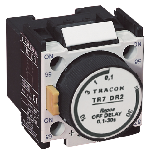 Element opóźniający wyłączenie do styczników TR1D/F 0,1-30sec, 1×NC+1×NO TR7DR2 Tracon Electric