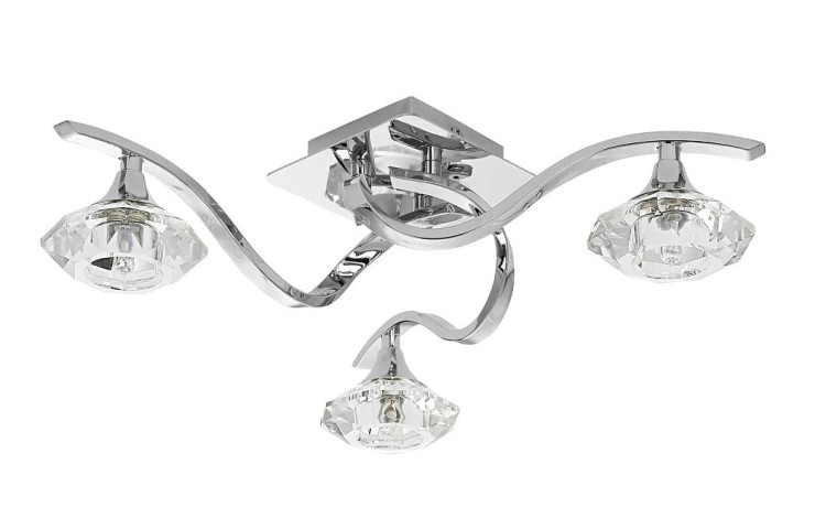 Lampa sufitowa PLAFON TESALLI III 4652 NOWODVORSKI Lighting 3xG9 nowoczesna lampa oświetleniowa żyrandol szkło chrom Inspiracje Premium