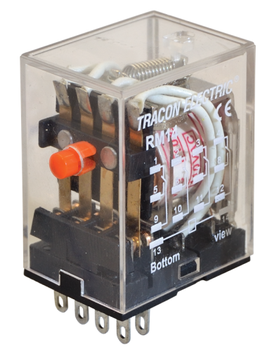 Przekaźnik miniaturowy 230V AC / 4×CO (3A, 230V AC / 28V DC) RM14-220AC Tracon Electric