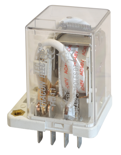 Przekaźnik o dużej mocy 12V DC / 3×CO (30A, 230V AC / 28V DC) RJ11-12DC Tracon Electric