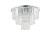 Lampa sufitowa CRISTAL SILVER M 7628 NOWODVORSKI Lighting 9xE14 nowoczesna lampa oświetleniowa plafon srebrny metal kryształ Inspiracje Premium