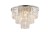Lampa sufitowa CRISTAL SILVER M 7628 NOWODVORSKI Lighting 9xE14 nowoczesna lampa oświetleniowa plafon srebrny metal kryształ Inspiracje Premium