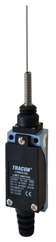 Wyłącznik krańcowy, z dźwignią sprężynową (stal) 1xNO+1xNC, 2A/230V AC-15, 0,3A/250V DC-13, 97mm, IP65 LSME8169 Tracon Electric