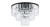 Lampa sufitowa CRISTAL BLACK M 7627 NOWODVORSKI Lighting 9xE14 nowoczesna lampa oświetleniowa plafon czarny metal kryształ Inspiracje Premium