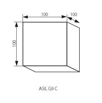 Sufitowa oprawa punktowa ASIL G9 C-B 27023 Kanlux