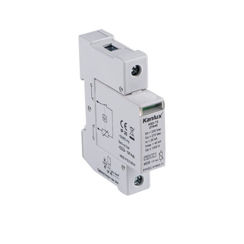 Ogranicznik przepięć KSD-T2 275/40 1P 23130 Kanlux