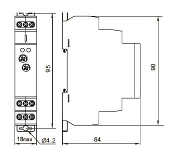Modułowe przekaźniki KTR-230B 24031 Kanlux