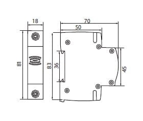 Dzwonek elektryczny KDOB-230V 23261 Kanlux