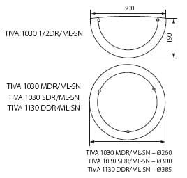 Plafoniera TIVA 1130 DDR/ML-SN 70710 Kanlux