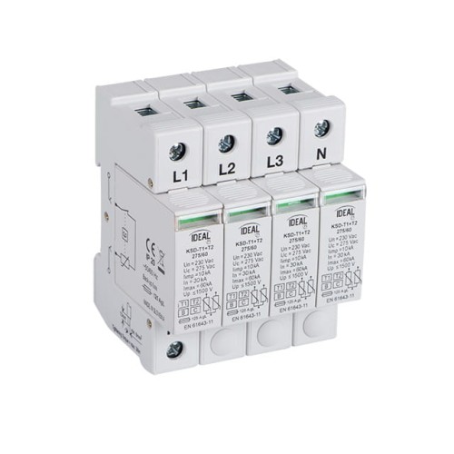 Ogranicznik przepięć KSD-T1T2 275/240 3P+N 23920 Kanlux