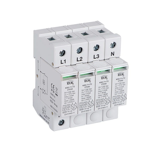 Ogranicznik przepięć KSD-T1T2 275/240 3P+N 23920 Kanlux