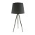 Lampa stołowa nocna stojąca na trójnogu RADAR 50cm E14 GREY 03577 Struhm Ideus Loft Industrialna nowoczesna szara