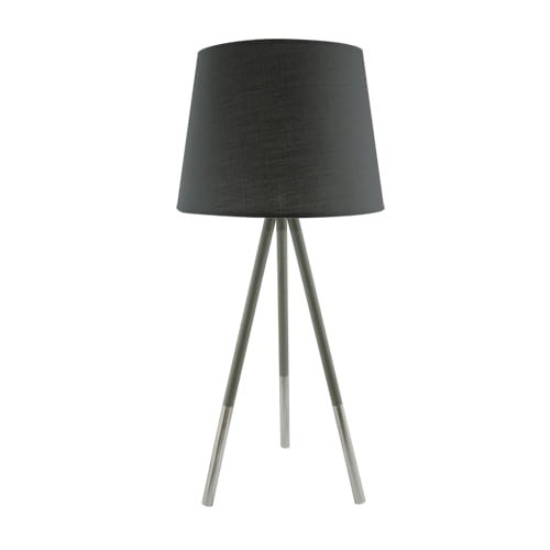Lampa stołowa nocna stojąca na trójnogu RADAR 50cm E14 GREY 03577 Struhm Ideus Loft Industrialna nowoczesna szara