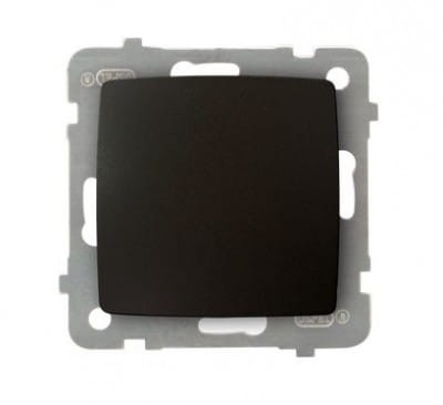 Łącznik jednobiegunowy pojedynczy Czarny ŁP-1S/m/40 Karo OSPEL Wyłącznik zaciski gwintowe Czekoladowy Metalik