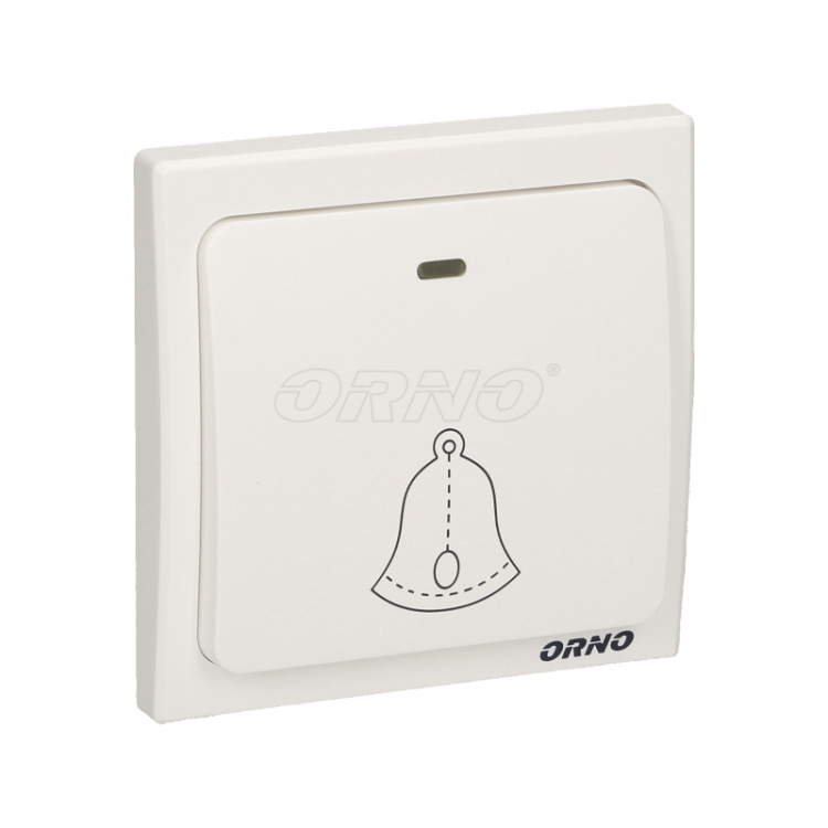Dzwonek bezprzewodowy SMARTEK AC 230V z Learning System i bezbateryjnym przyciskiem ORNO OR-DB-LT-126 Gniazdkowy